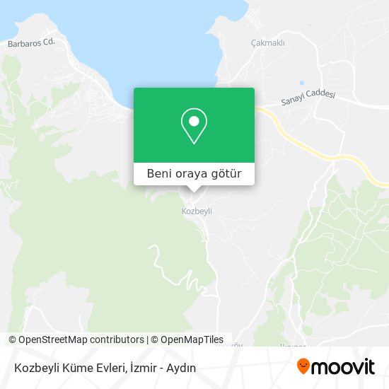 Kozbeyli Küme Evleri harita