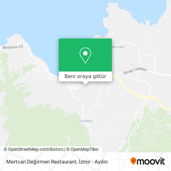 Mertcan Değirmen Restaurant harita