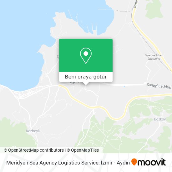 Meridyen Sea Agency Logistics Service harita