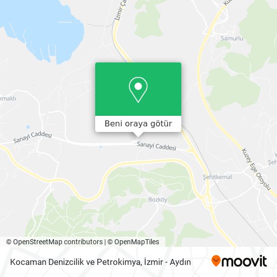 Kocaman Denizcilik ve Petrokimya harita