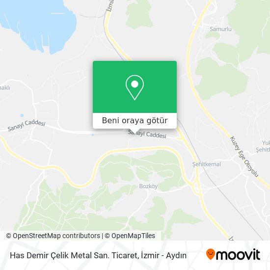Has Demir Çelik Metal San. Ticaret harita