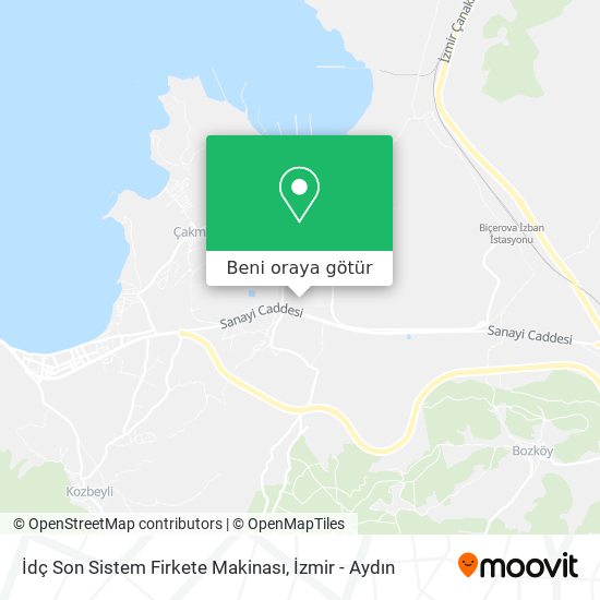 İdç Son Sistem Firkete Makinası harita