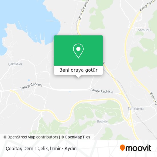 Çebitaş Demir Çelik harita