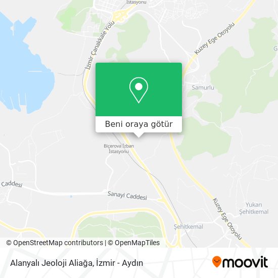 Alanyalı Jeoloji Aliağa harita