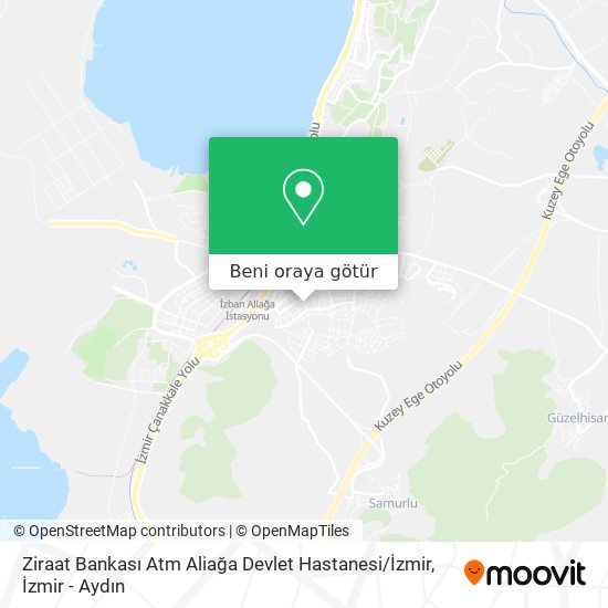 Ziraat Bankası Atm Aliağa Devlet Hastanesi / İzmir harita
