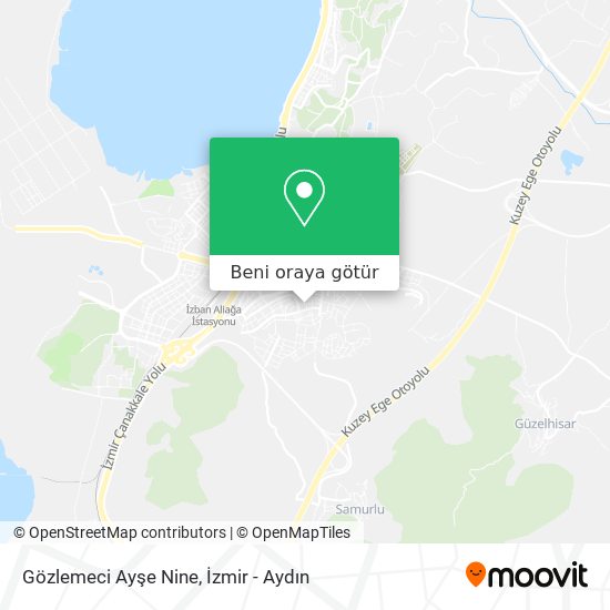 Gözlemeci Ayşe Nine harita