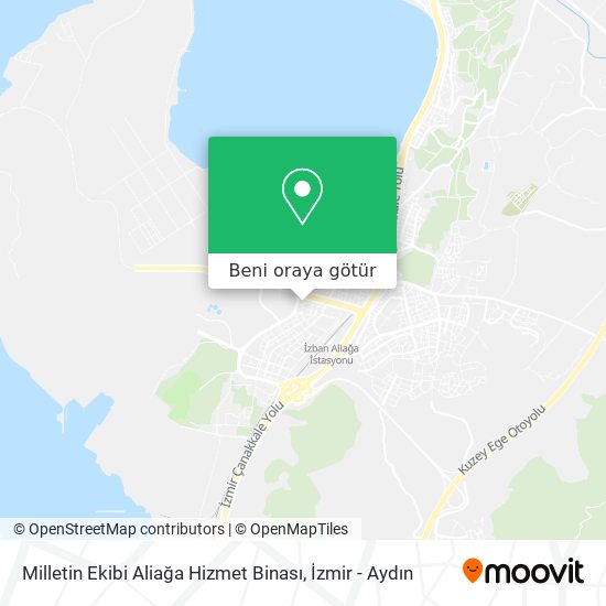 Milletin Ekibi Aliağa Hizmet Binası harita