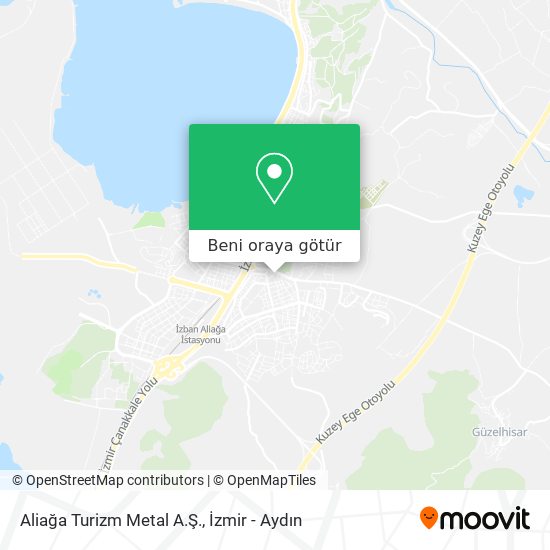 Aliağa Turizm Metal A.Ş. harita
