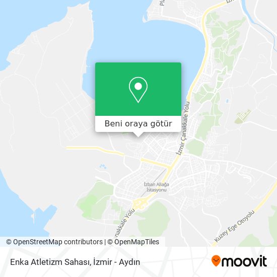 Enka Atletizm Sahası harita