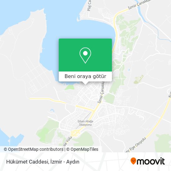 Hükümet Caddesi harita