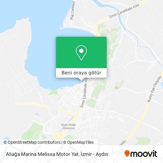 Aliağa Marina Melissa Motor Yat harita