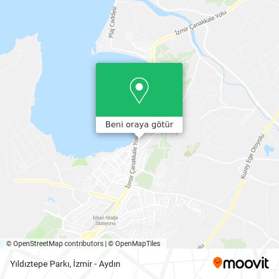 Yıldıztepe Parkı harita