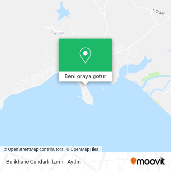 Balikhane Çandarlı harita