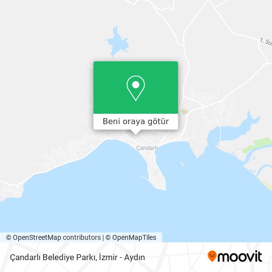 Çandarlı Belediye Parkı harita