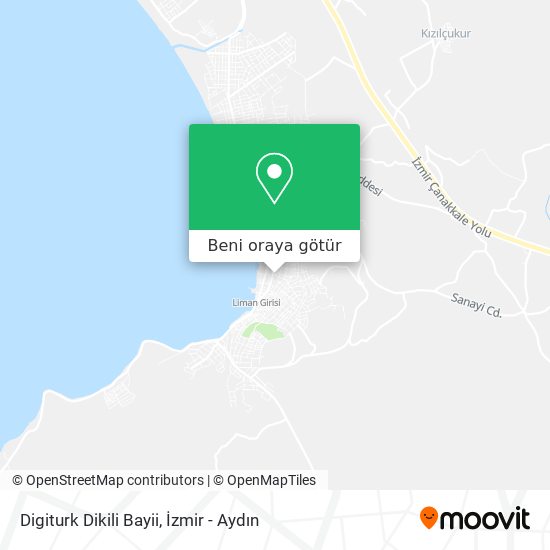 Digiturk Dikili Bayii harita