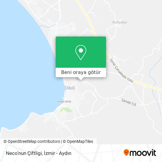Neco'nun Çiftligi harita