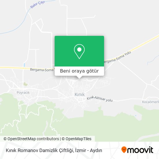 Kınık Romanov Damizlik Çiftliği harita