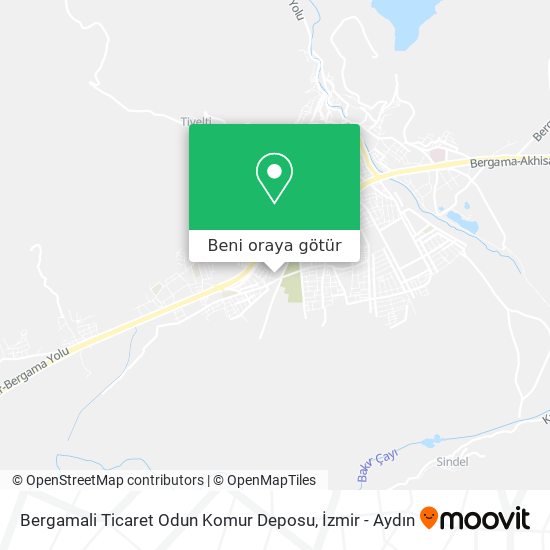 Bergamali Ticaret Odun Komur Deposu harita