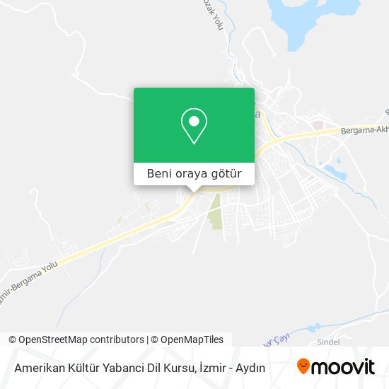 Amerikan Kültür Yabanci Dil Kursu harita