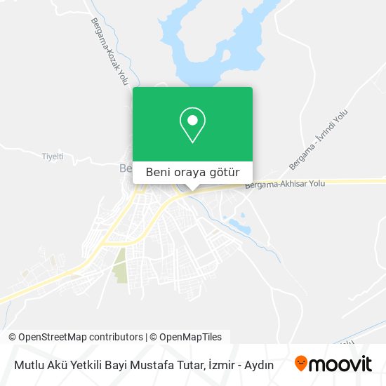 Mutlu Akü Yetkili Bayi Mustafa Tutar harita
