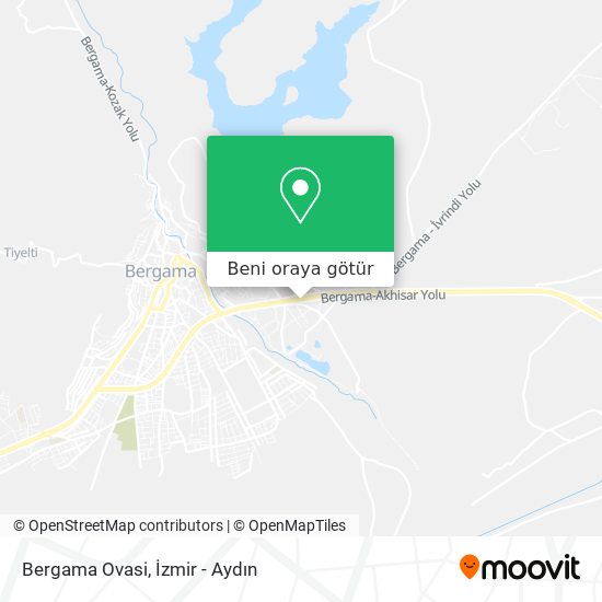 Bergama Ovasi harita