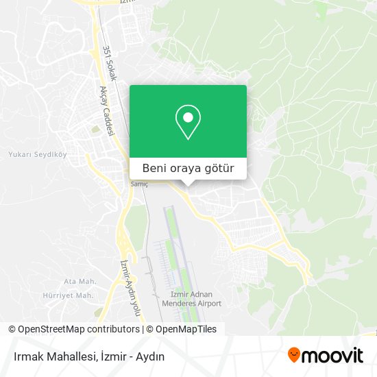 Irmak Mahallesi harita
