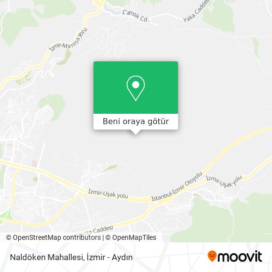 Naldöken Mahallesi harita