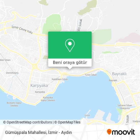 Gümüşpala Mahallesi harita
