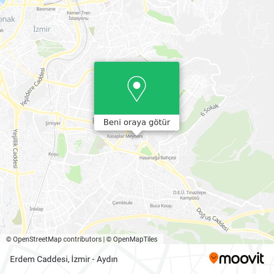 Erdem Caddesi harita