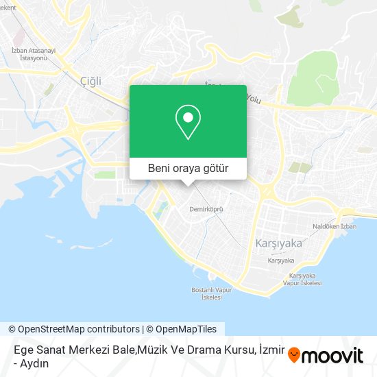 Ege Sanat Merkezi Bale,Müzik Ve Drama Kursu harita