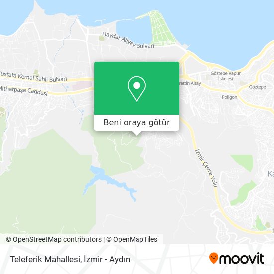 Teleferik Mahallesi harita