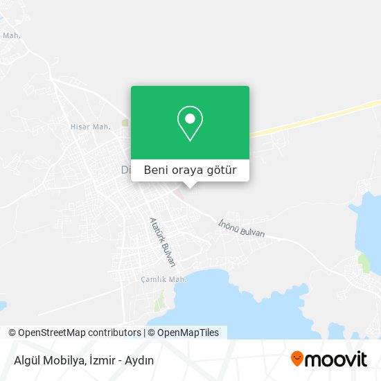 Algül Mobilya harita