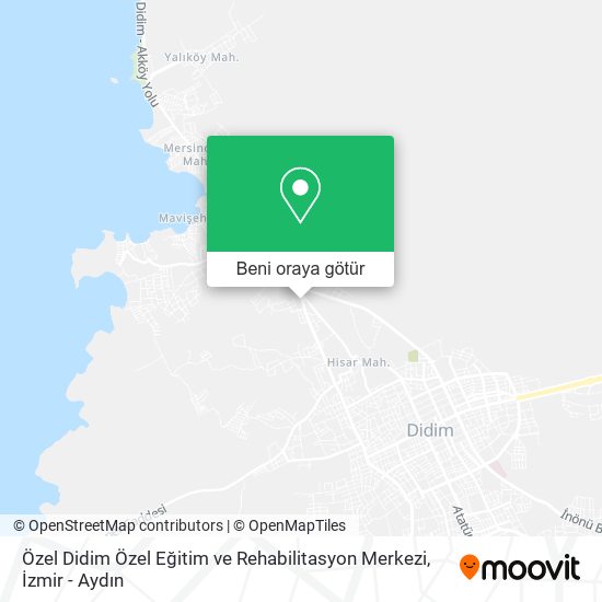 Özel Didim Özel Eğitim ve Rehabilitasyon Merkezi harita