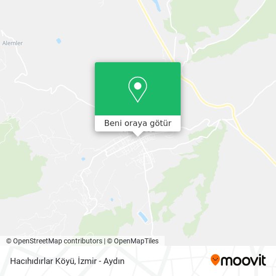 Hacıhıdırlar Köyü harita
