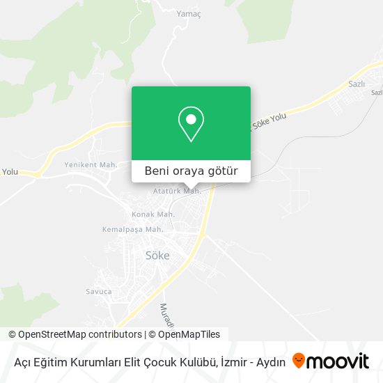 Açı Eğitim Kurumları Elit Çocuk Kulübü harita