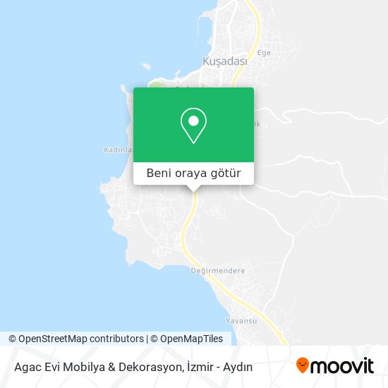 Agac Evi Mobilya & Dekorasyon harita