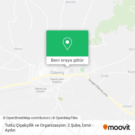 Tutku Çiçekçilik ve Organizasyon- 2.Şube harita