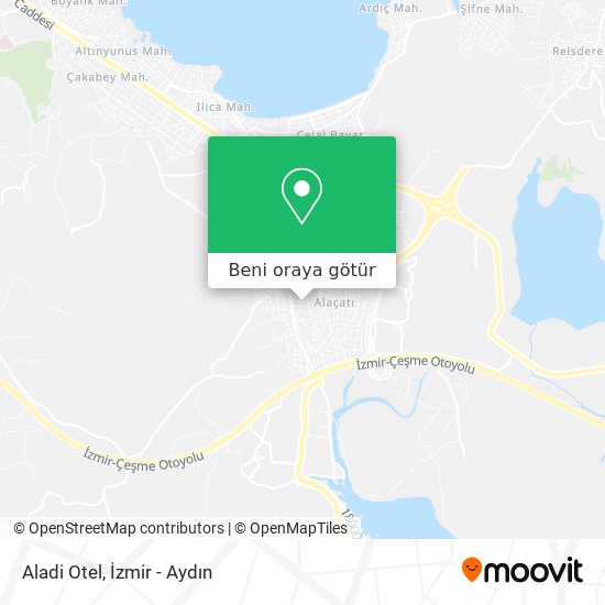 Aladi Otel harita