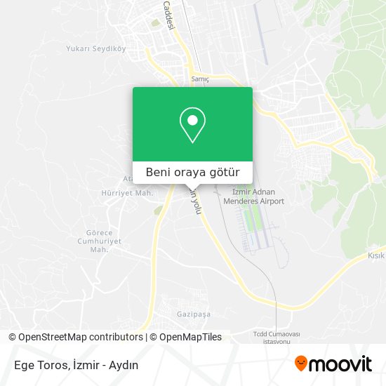 Ege Toros harita