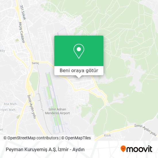 Peyman Kuruyemiş A.Ş harita