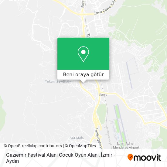 Gaziemir Festival Alani Cocuk Oyun Alani harita