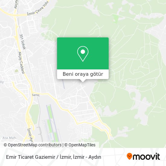 Emir Ticaret Gaziemir / İzmir harita