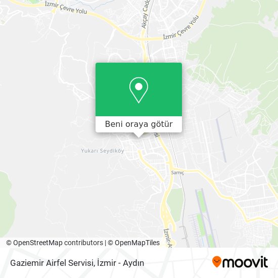 Gaziemir Airfel Servisi harita