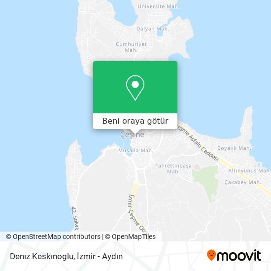 Denız Keskınoglu harita