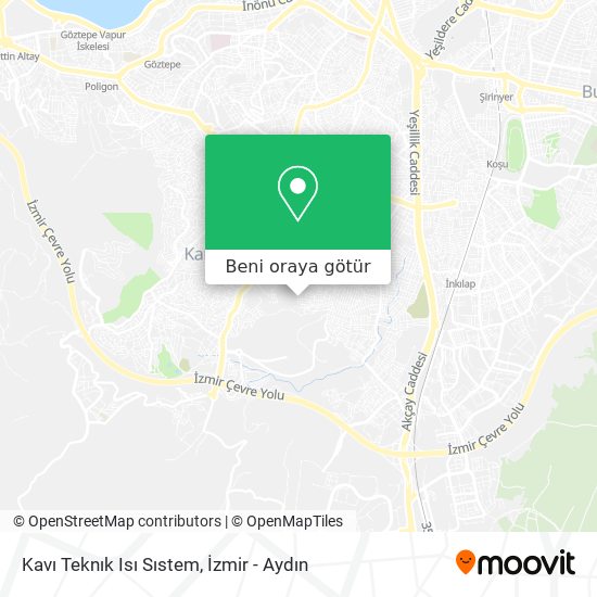 Kavı Teknık Isı Sıstem harita