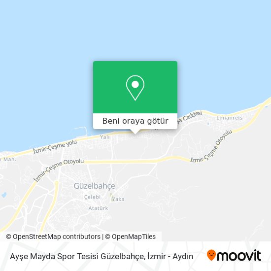 Ayşe Mayda Spor Tesisi Güzelbahçe harita