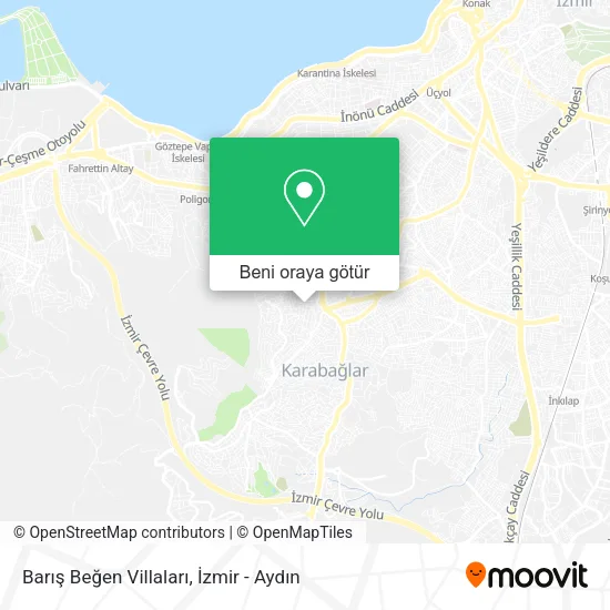 Barış Beğen Villaları harita