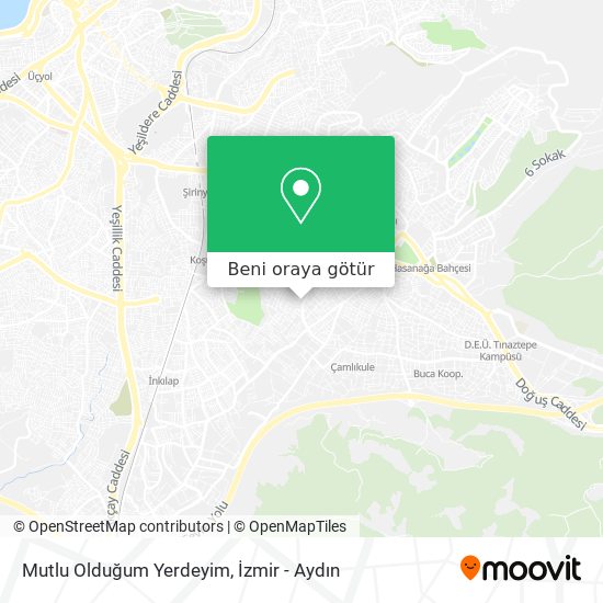 Mutlu Olduğum Yerdeyim harita