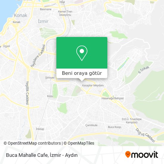 Buca Mahalle Cafe harita