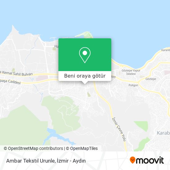 Ambar Tekstıl Urunle harita